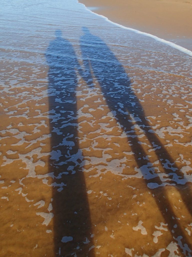 Couple counselling Gottman Therapy helps relationships including this Shadow couple on Central coast beach